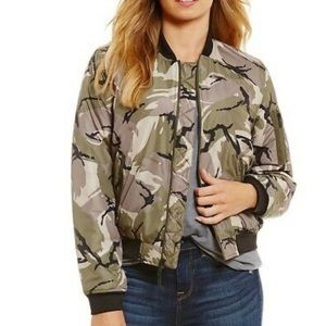 North Face Camo Bomber Jacket